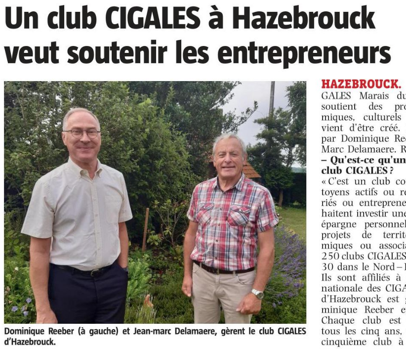 Un Club Cigales à Hazebrouck