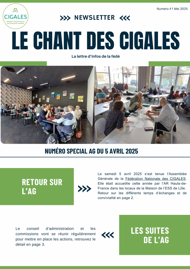 Le Chant des CIGALES 1